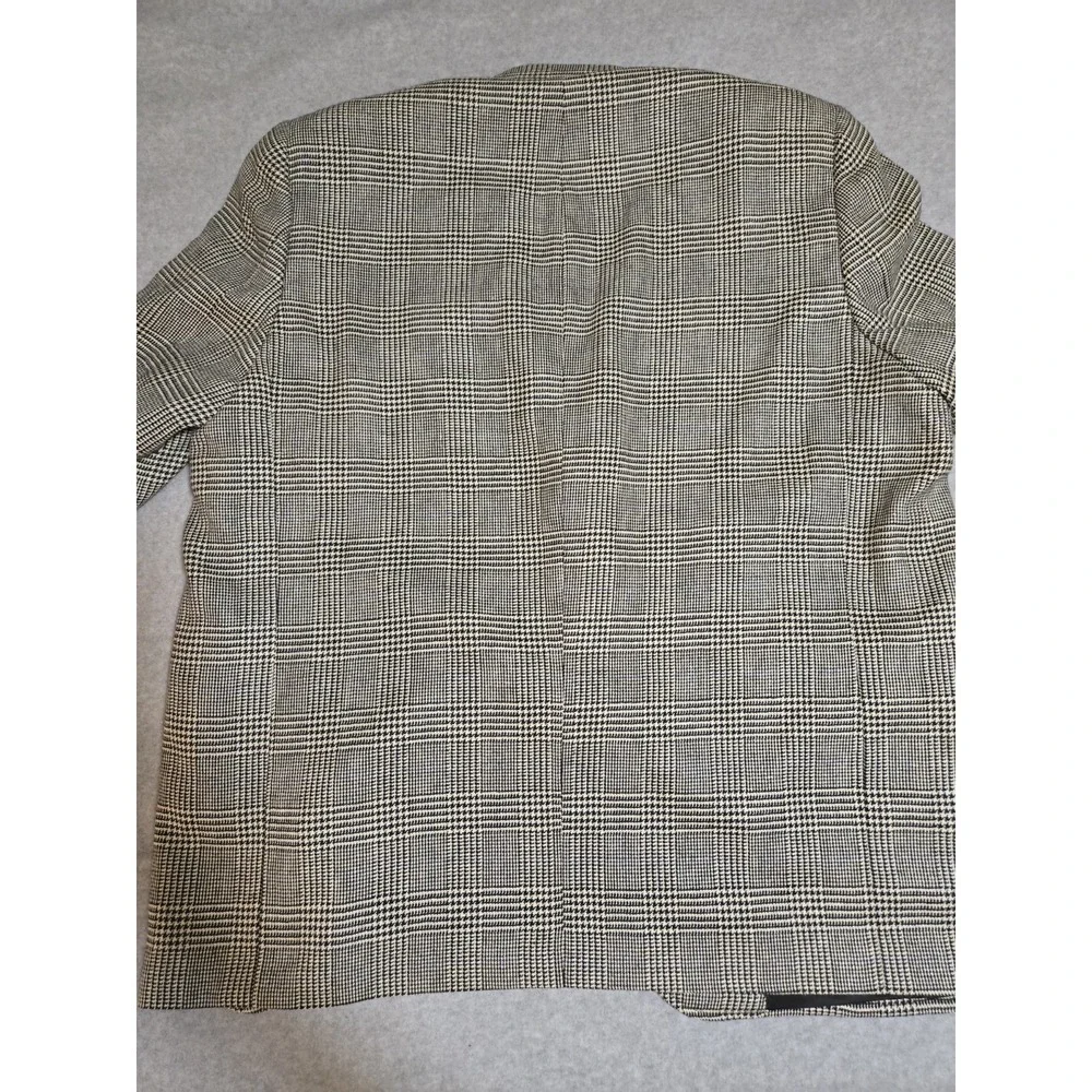 Custom Joseph Scafidi Cleveland Bespoke Blazer Sport Coat Glen Plaid Wool Read